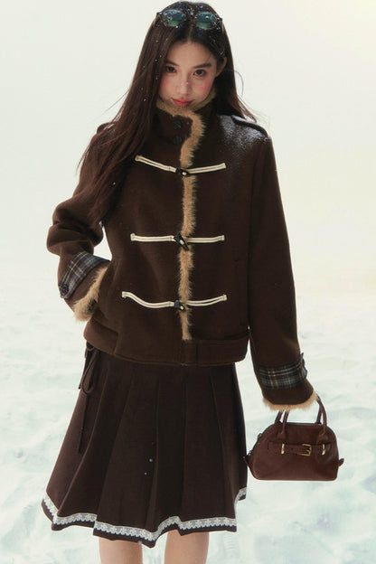 Retro Oak Horn Button Jacket