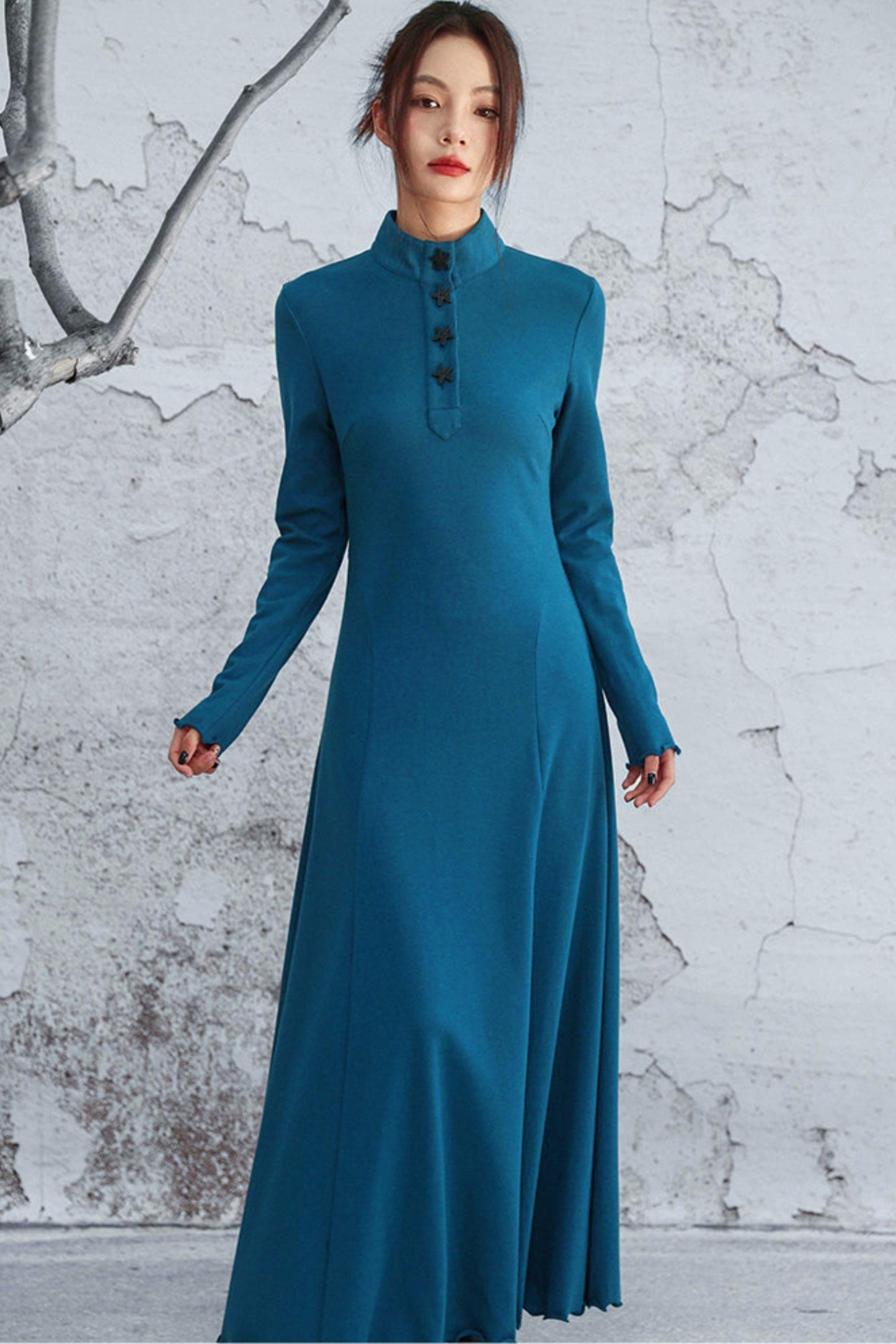 Blue Vintage Knit Dress