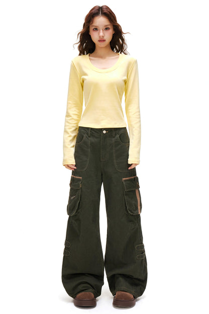 Cashmere Velvet Slim Sweater