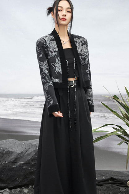 ドラゴンジャカードデニムジャケット