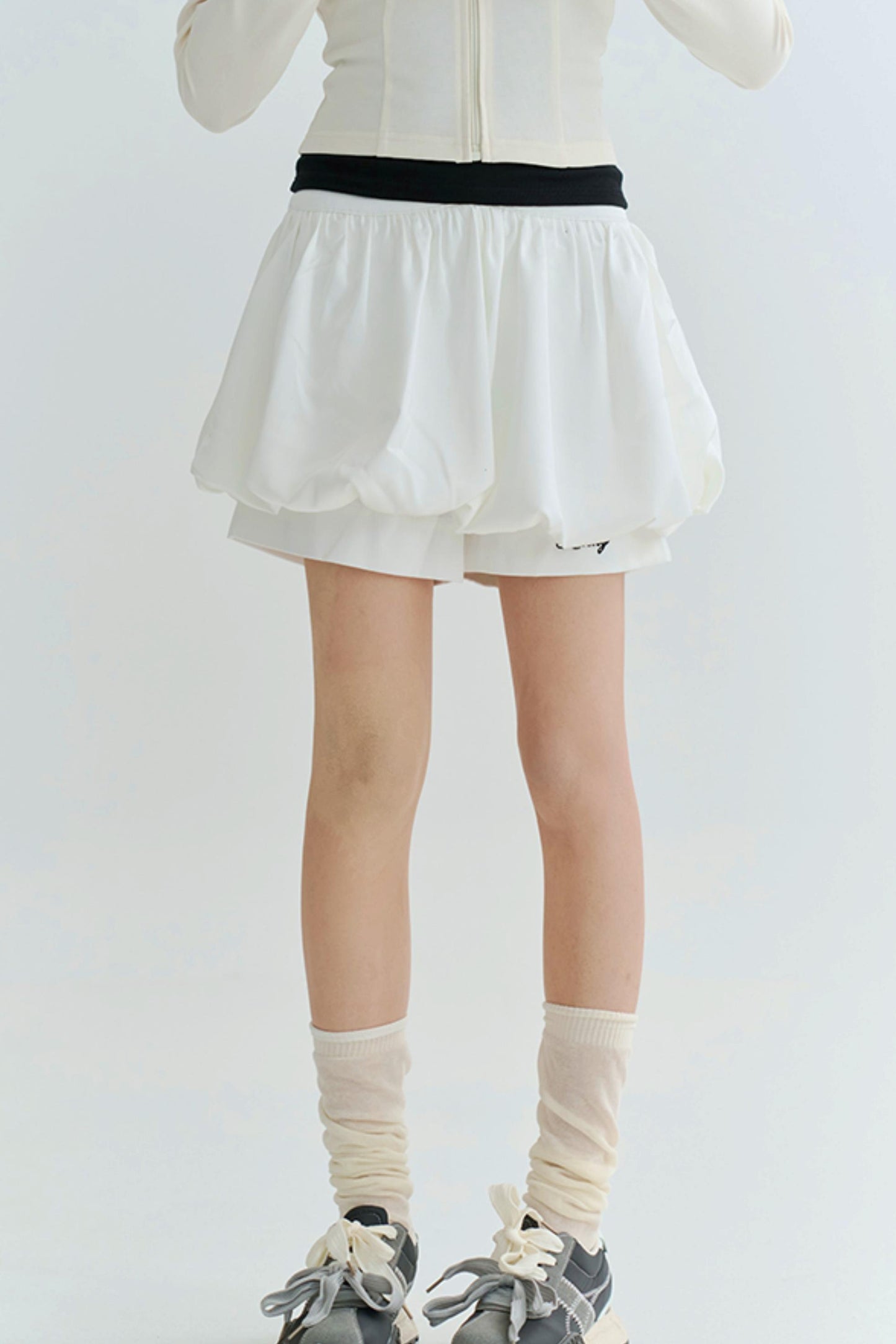 Blossom Embroidery Pants Skirt