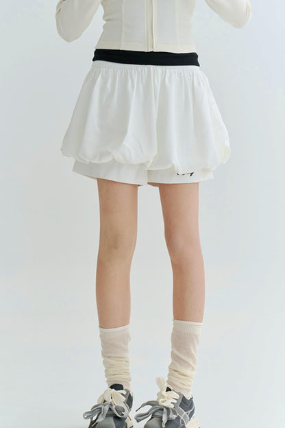 Blossom Embroidery Pants Skirt