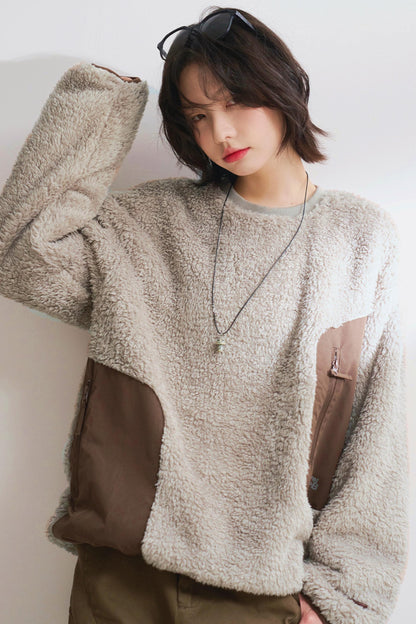 ルーズポーラーフリーススウェット