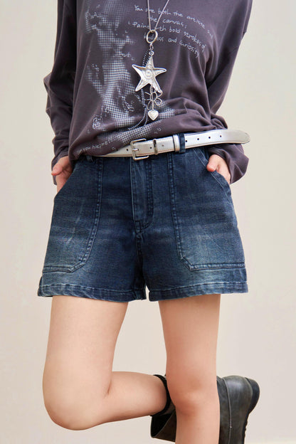 Faded Memories Denim Shorts