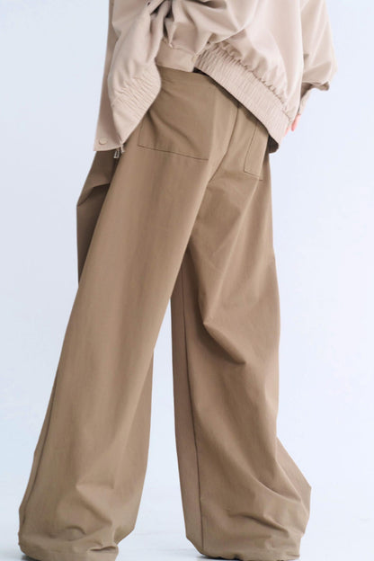 Minimalist Wide Leg Casual Pants
