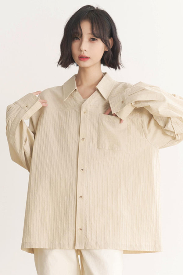 Gravity Museum Spring 2025 Women's Peplum Loose Top