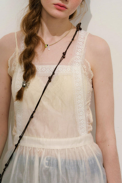 ミストガーデンレースドレス