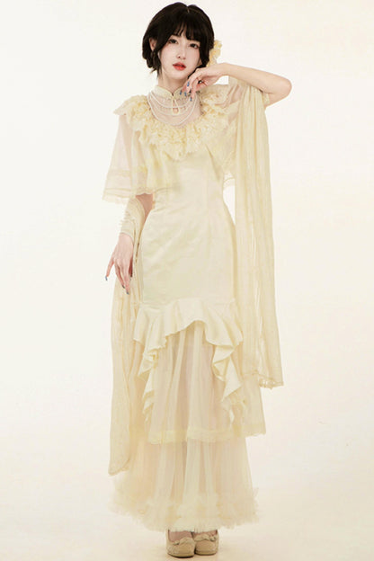 【予約商品】エレガントフィッシュテールロリータドレスセットアップ