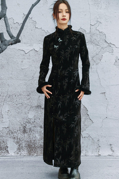 バンブーリーフチョンシャムドレス