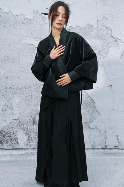 ブライトシルクプリーツジャケット