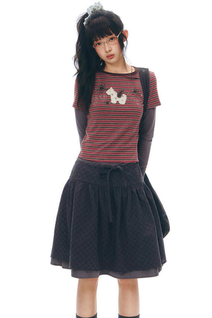 ポニーパッチデザイントップス