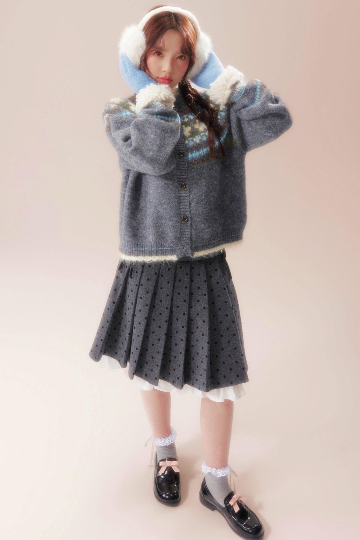 Island Bubble Fair Isle Cardigan