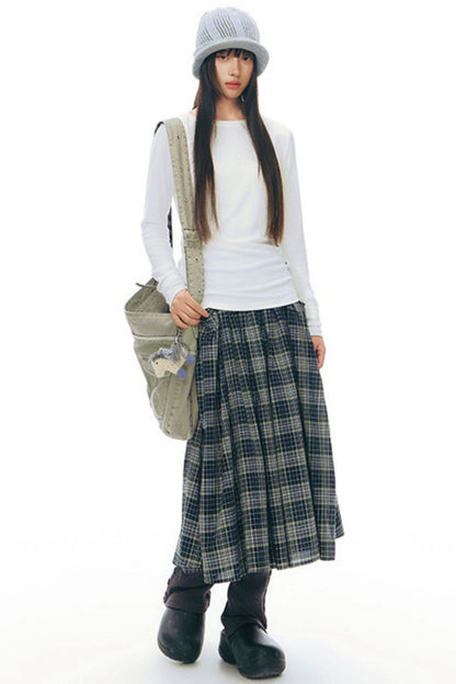 Y2Kボタンレイヤードトップス