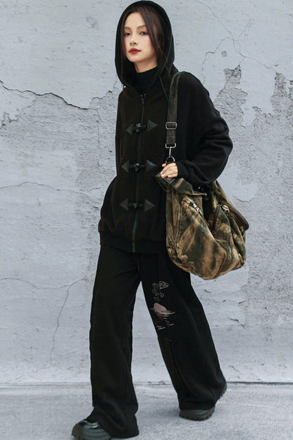 Distressed Washed Denim Bag