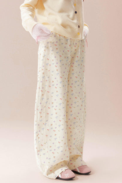 バタフライウィスパーズフローラルパンツ