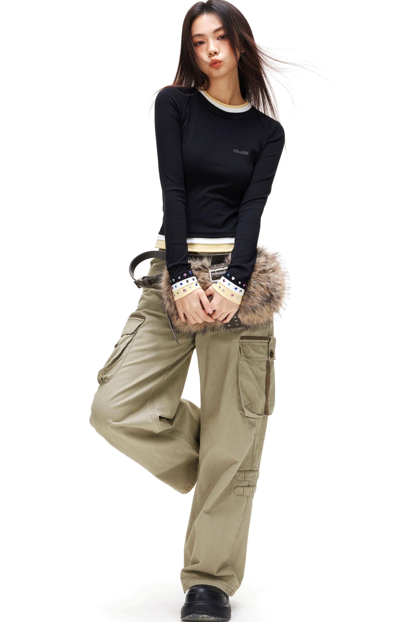 レトロアーミーカーゴパンツ