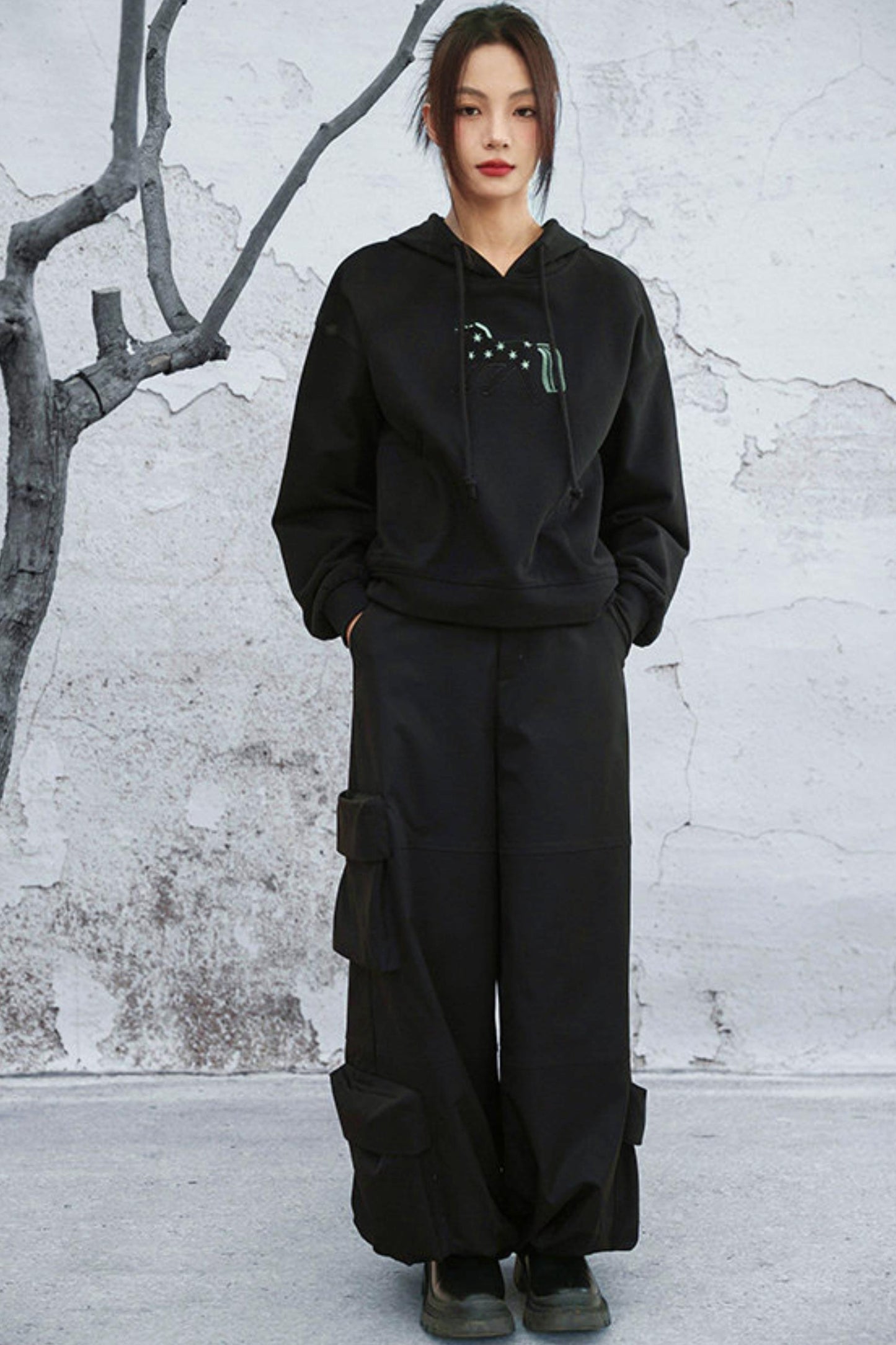 ユニセックスマルチポケットカーゴパンツ