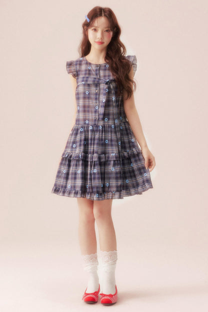 Vestido de cuadros ecuación de verano