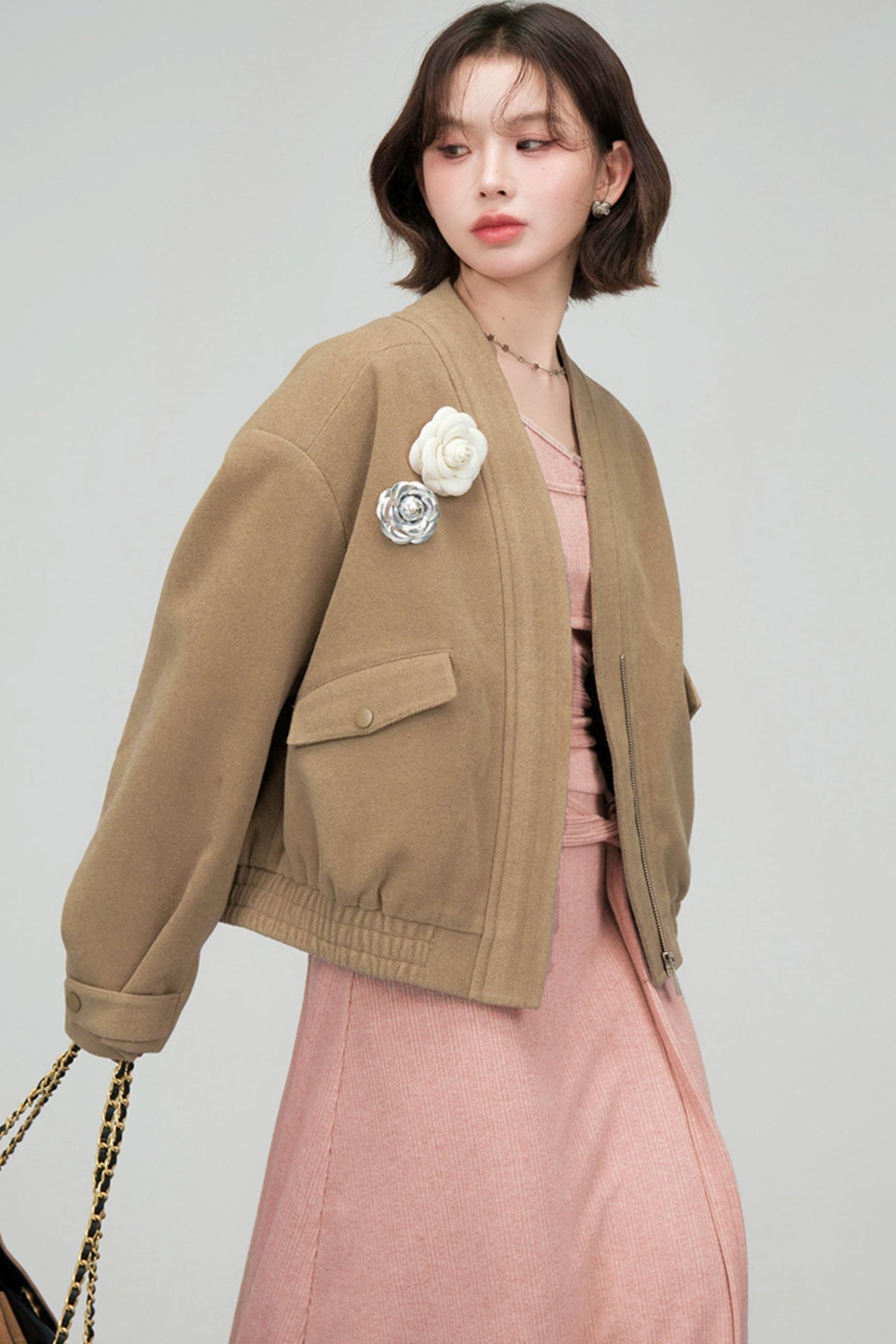 スイートロングニットドレス