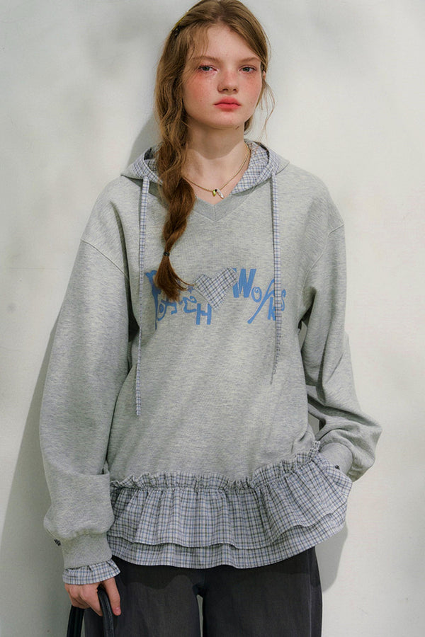 ルーズスイートフーデッドスウェット