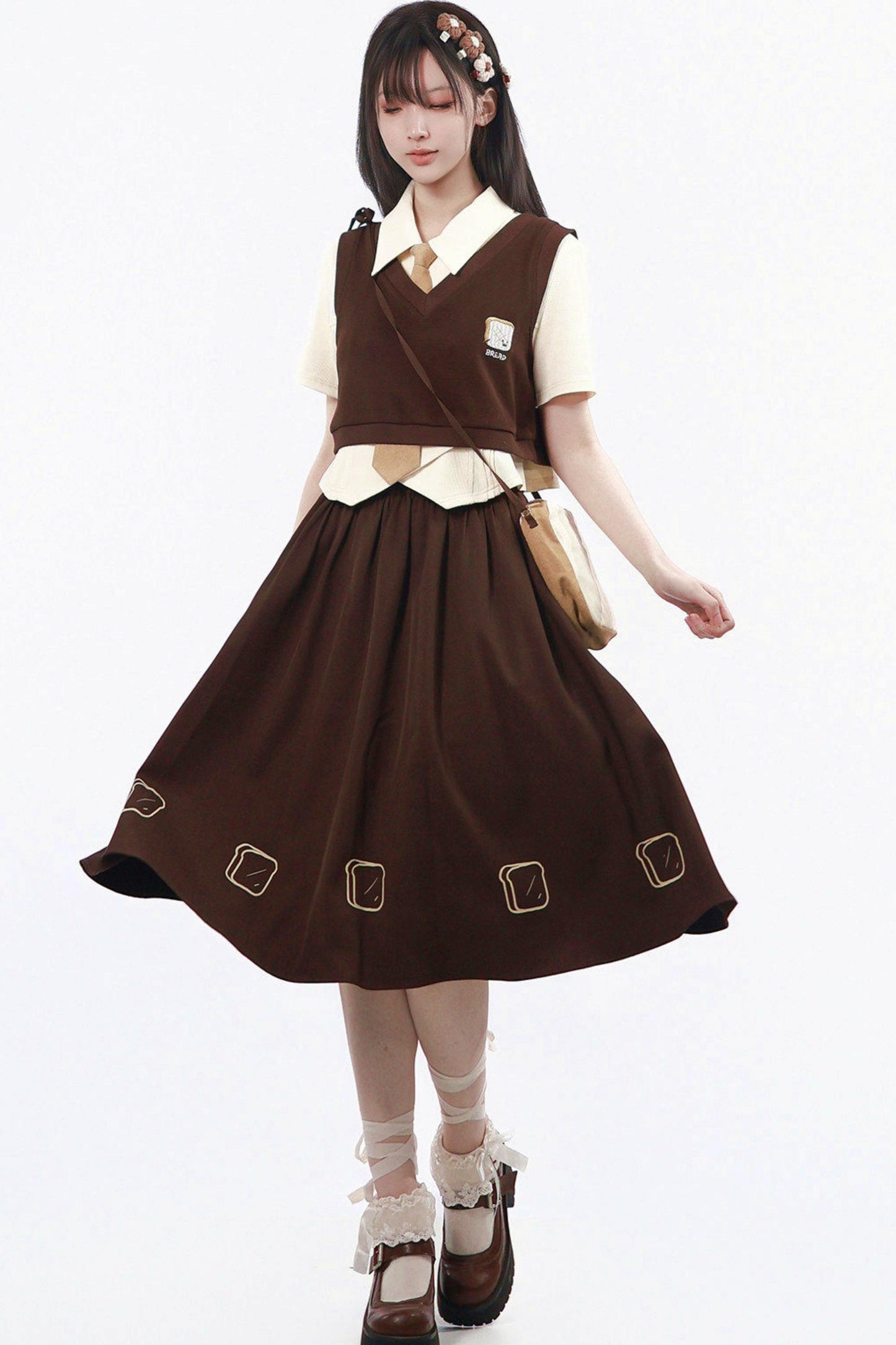 Ensemble uniforme thé au lait