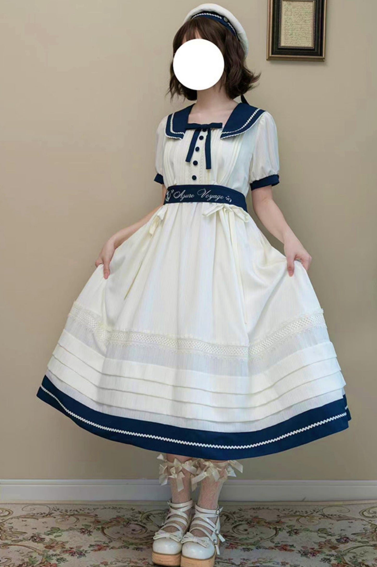 Classic Marine Lolita Dress + Accessories