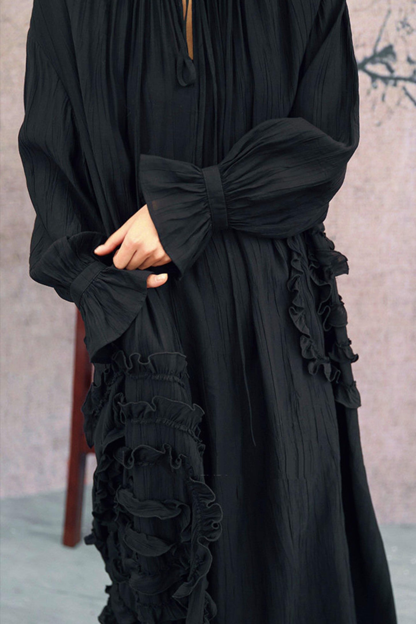 Mantic Black Long Dress
