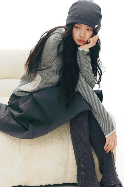 スリムスリットヘムレギンス