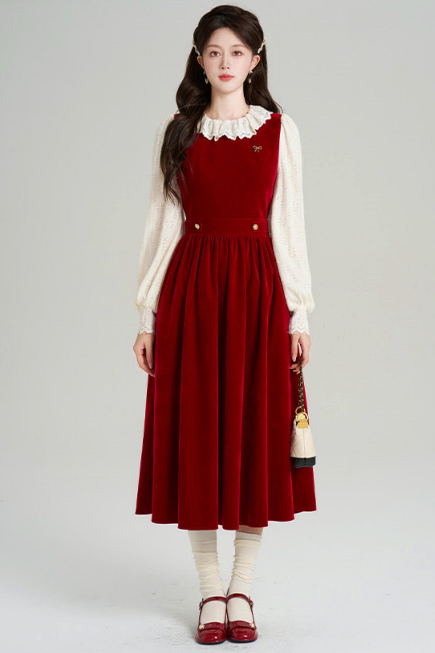 Elegant Winter Vest Dress + Top