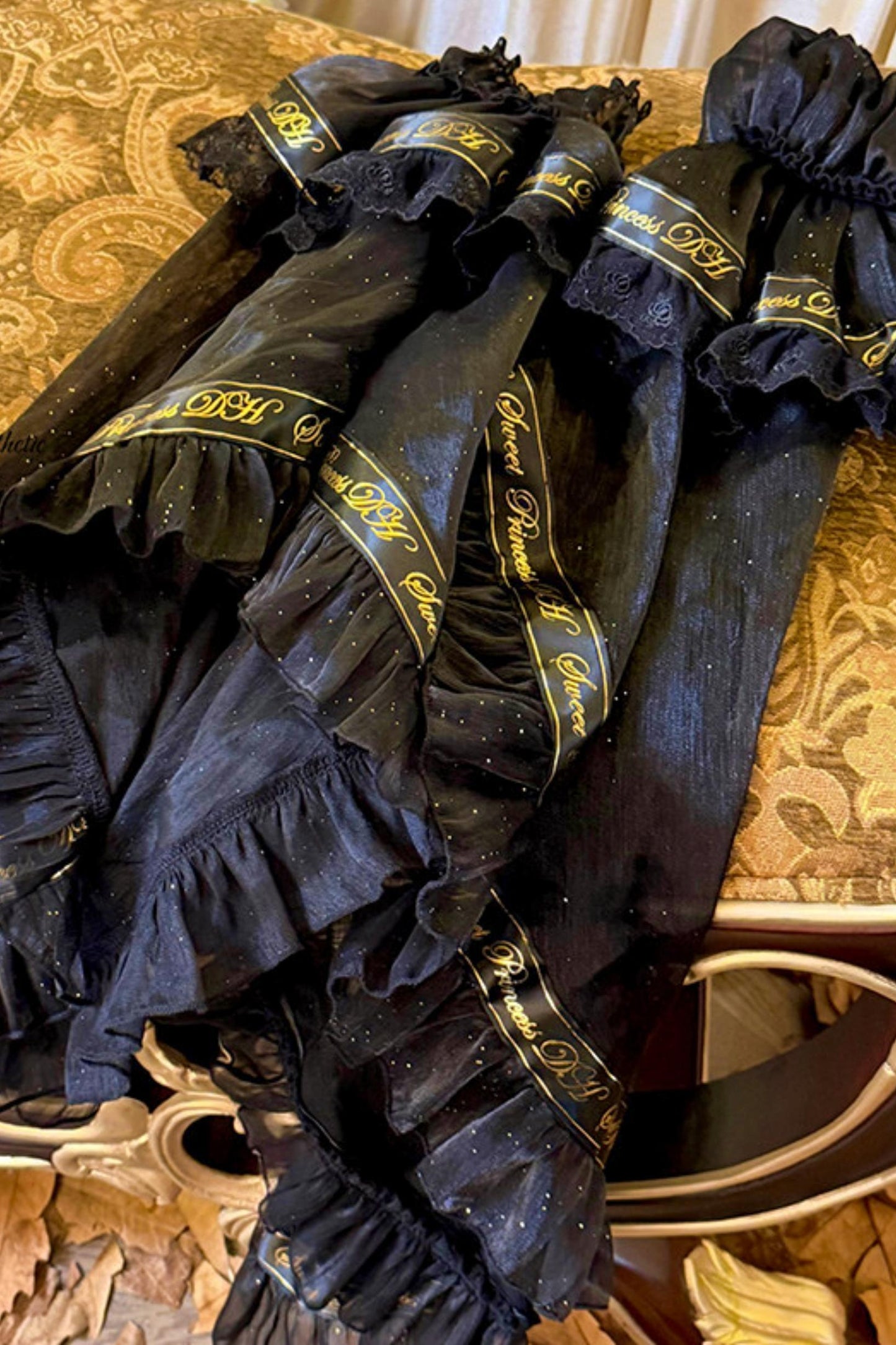 Elegant Gothic Lolita Dress + Accessories