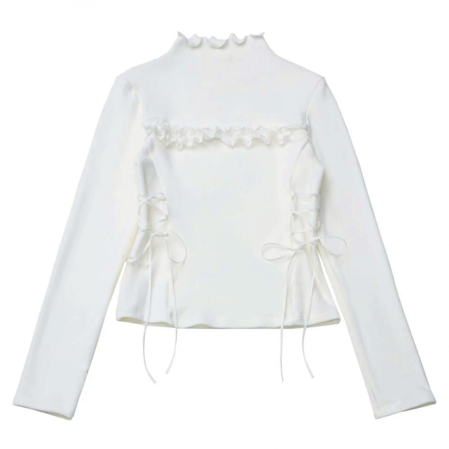 Plaid Skirt + Coat + Top + Leg Warmers