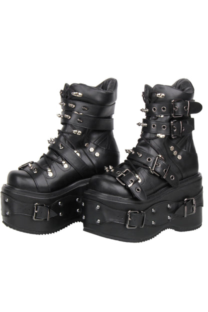 Punk-Nieten-Plateau-Stiefel