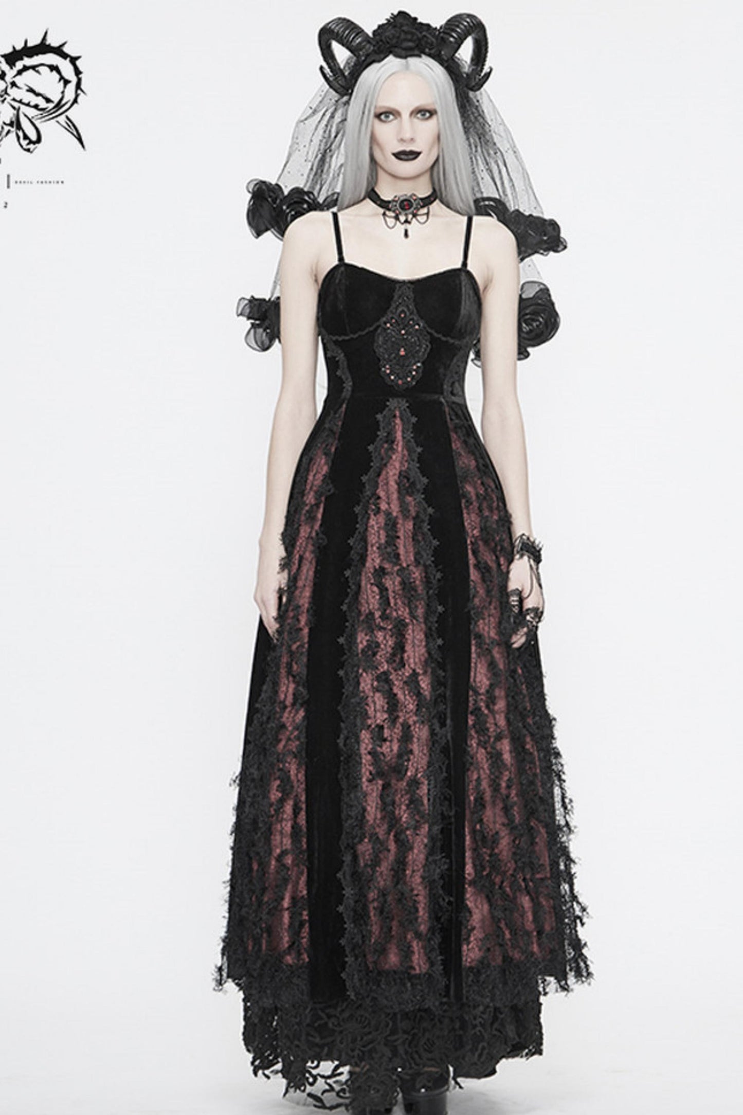 Vampir-Lady-Kleid