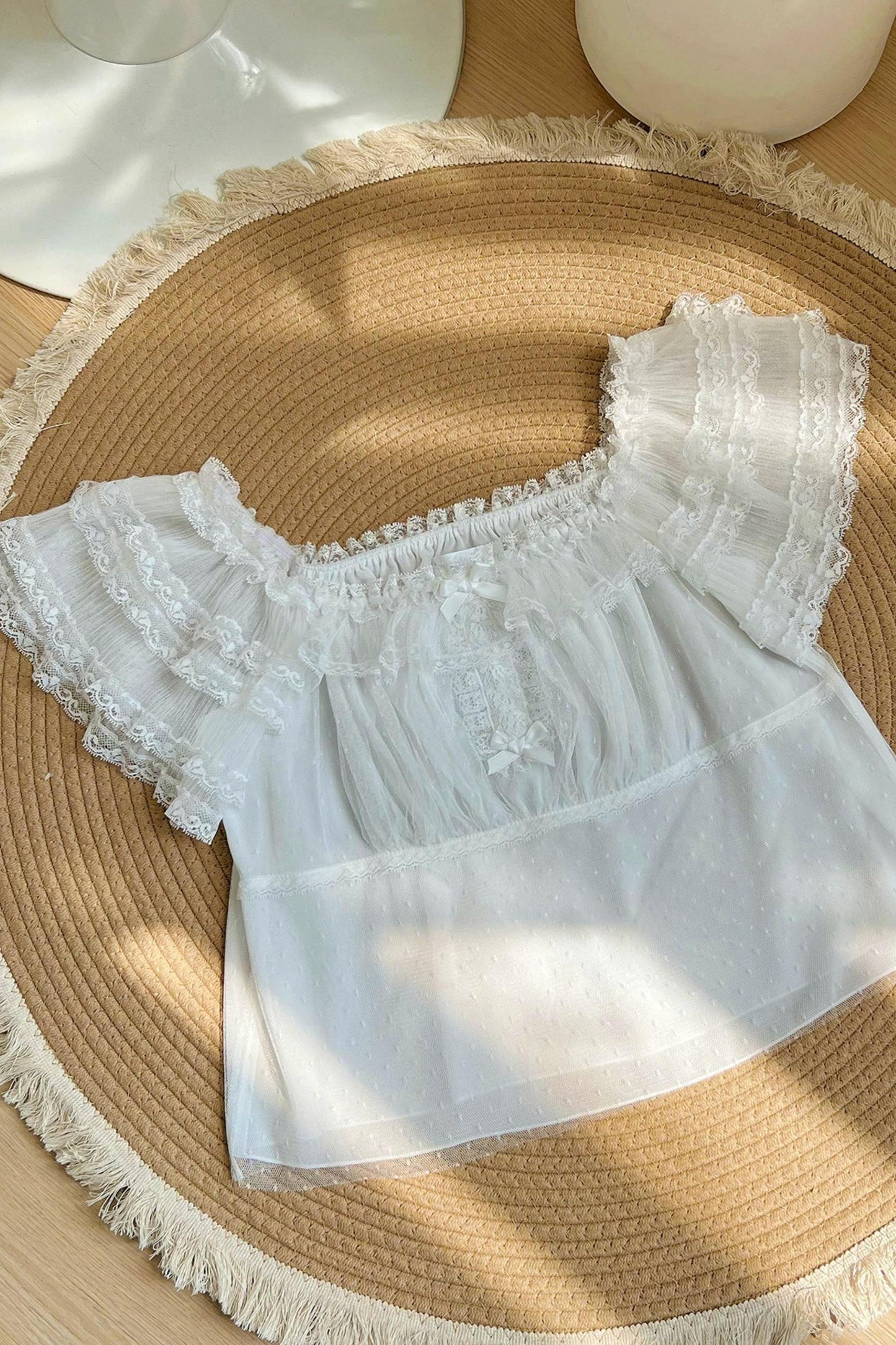 透けフリルお姫様トップス