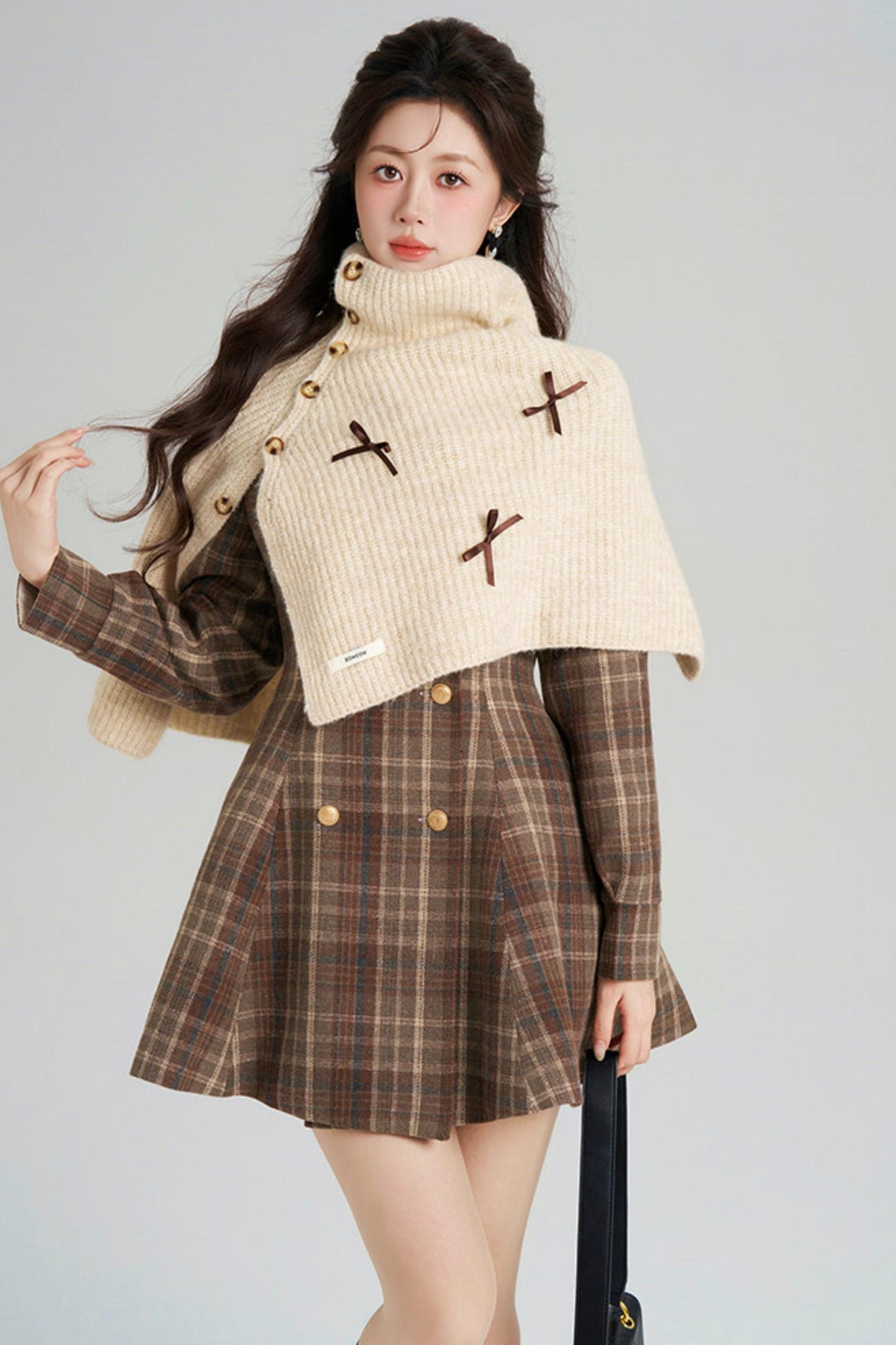 Plaid Sweet Retro Coat