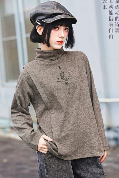 アンブライドチェスハイネックトップス