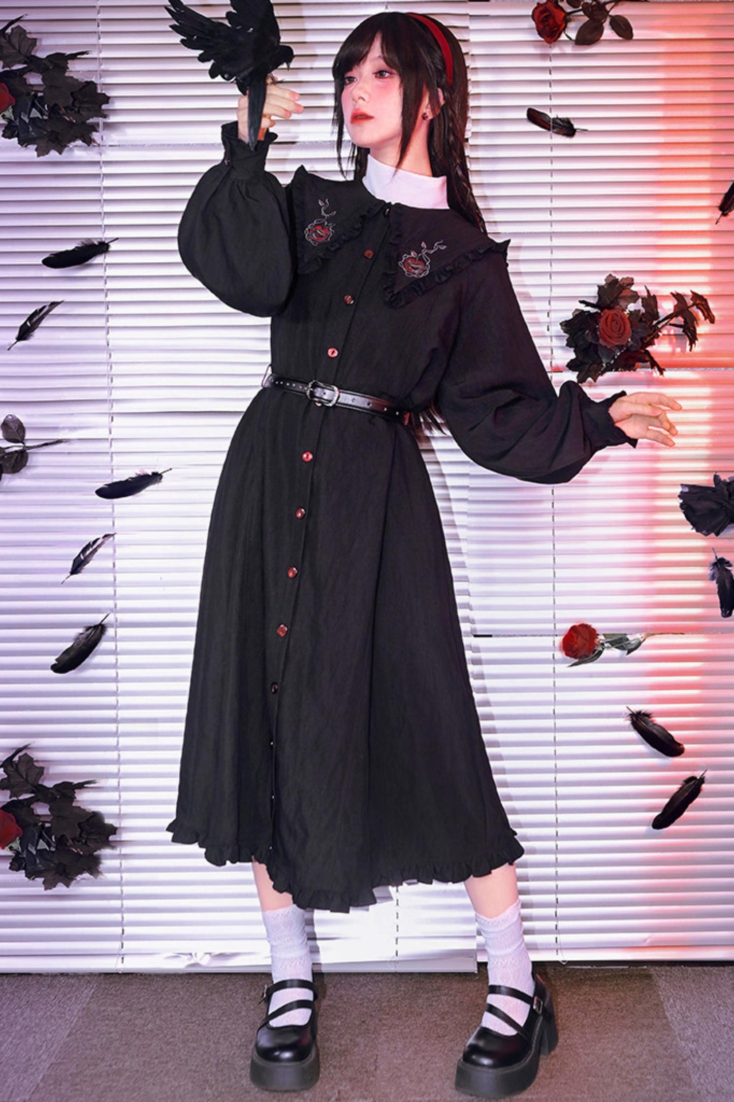 Vintage-geschnallter Ledergürtel