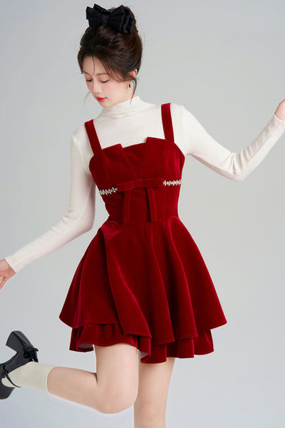 Velvet Camisole Dress