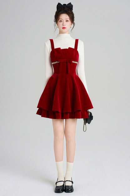 Velvet Camisole Dress