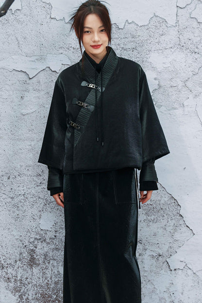 ブライトシルクプリーツジャケット