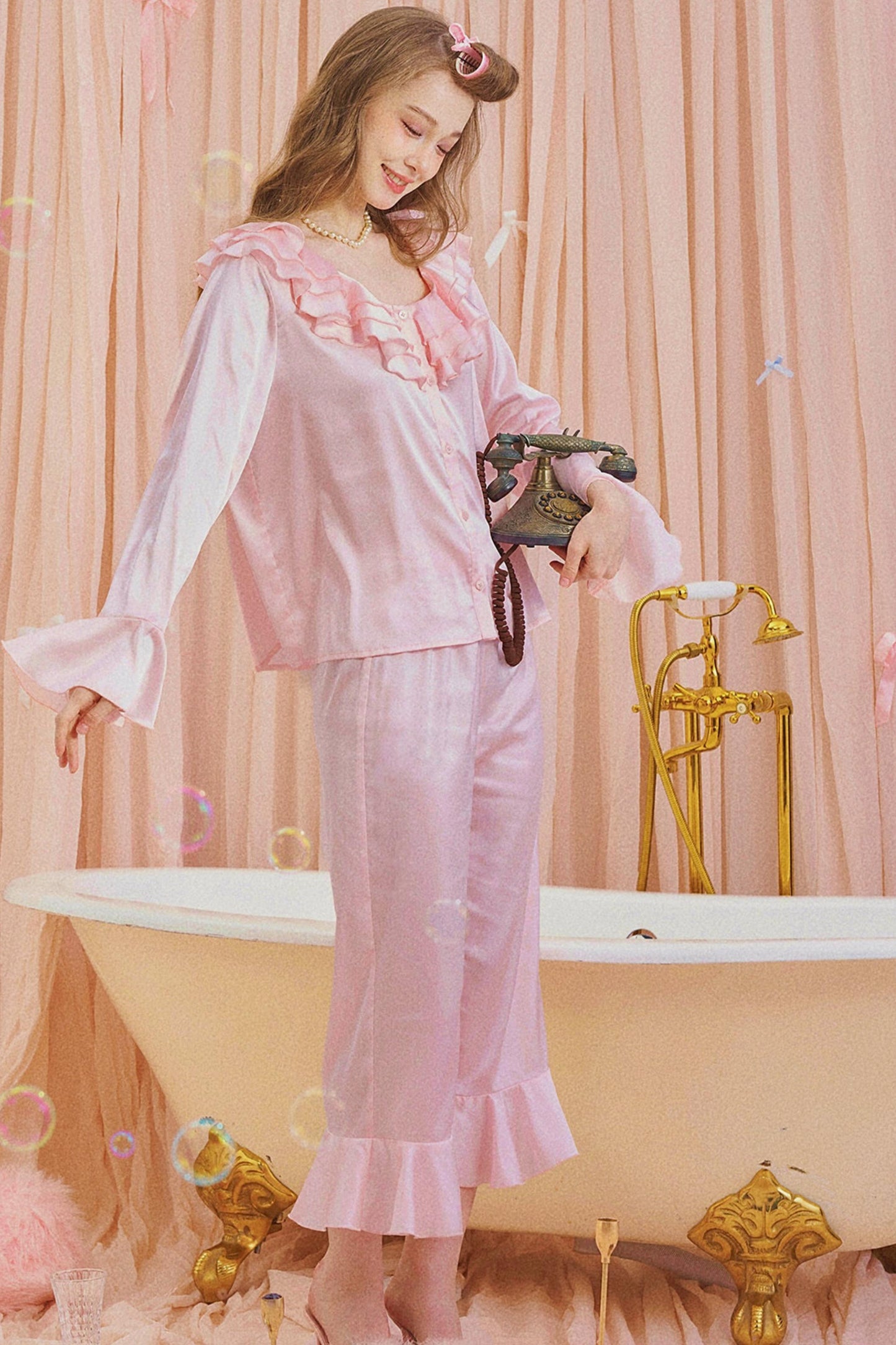 プリンセスサテンルームウェア