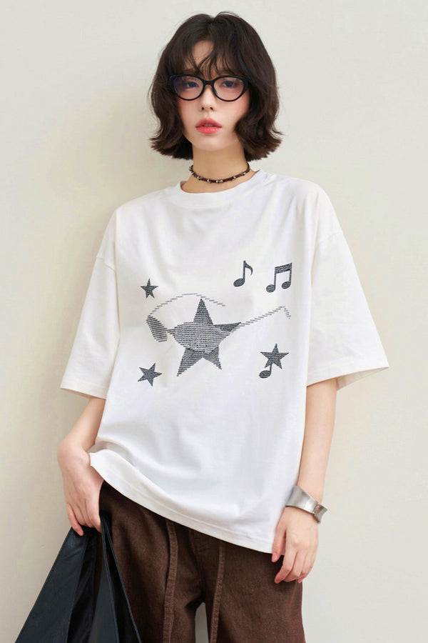 Gravity Museum Printed Top