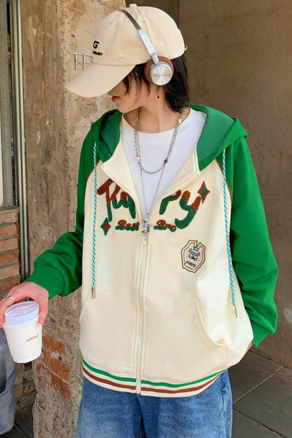 Mori Embroidered Hooded Jacket