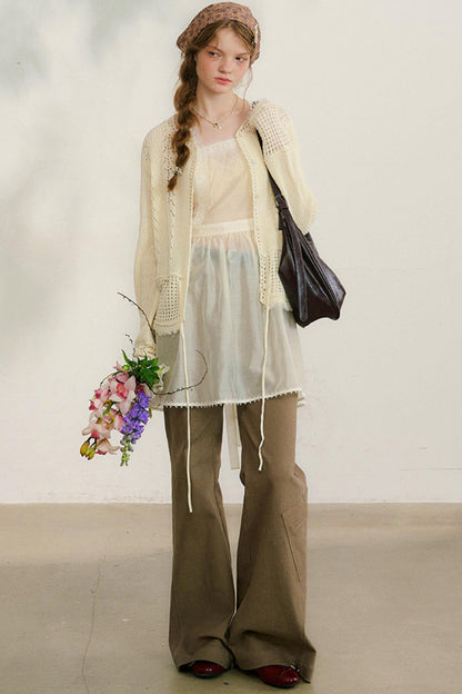 ストリートニットカーディガン