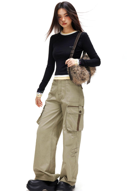 レトロアーミーカーゴパンツ