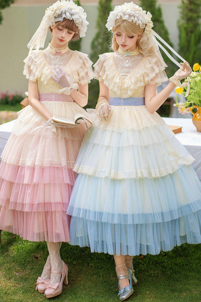 Sweet Gradient Princess Dress + Accessories