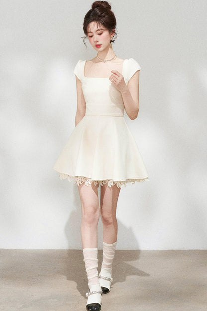 Lace Patchwork Sweet Dress