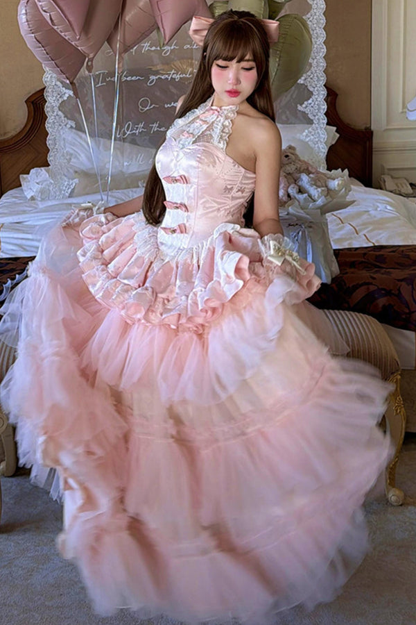 Romantic Pink Princess Dress (Pre-order)