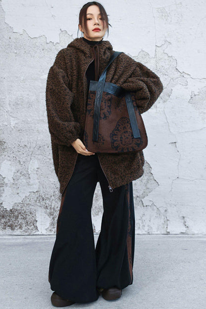 Popcorn lantern sleeve jacket