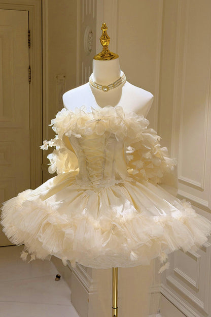 Flower Tulle Princess Dress + Accessories